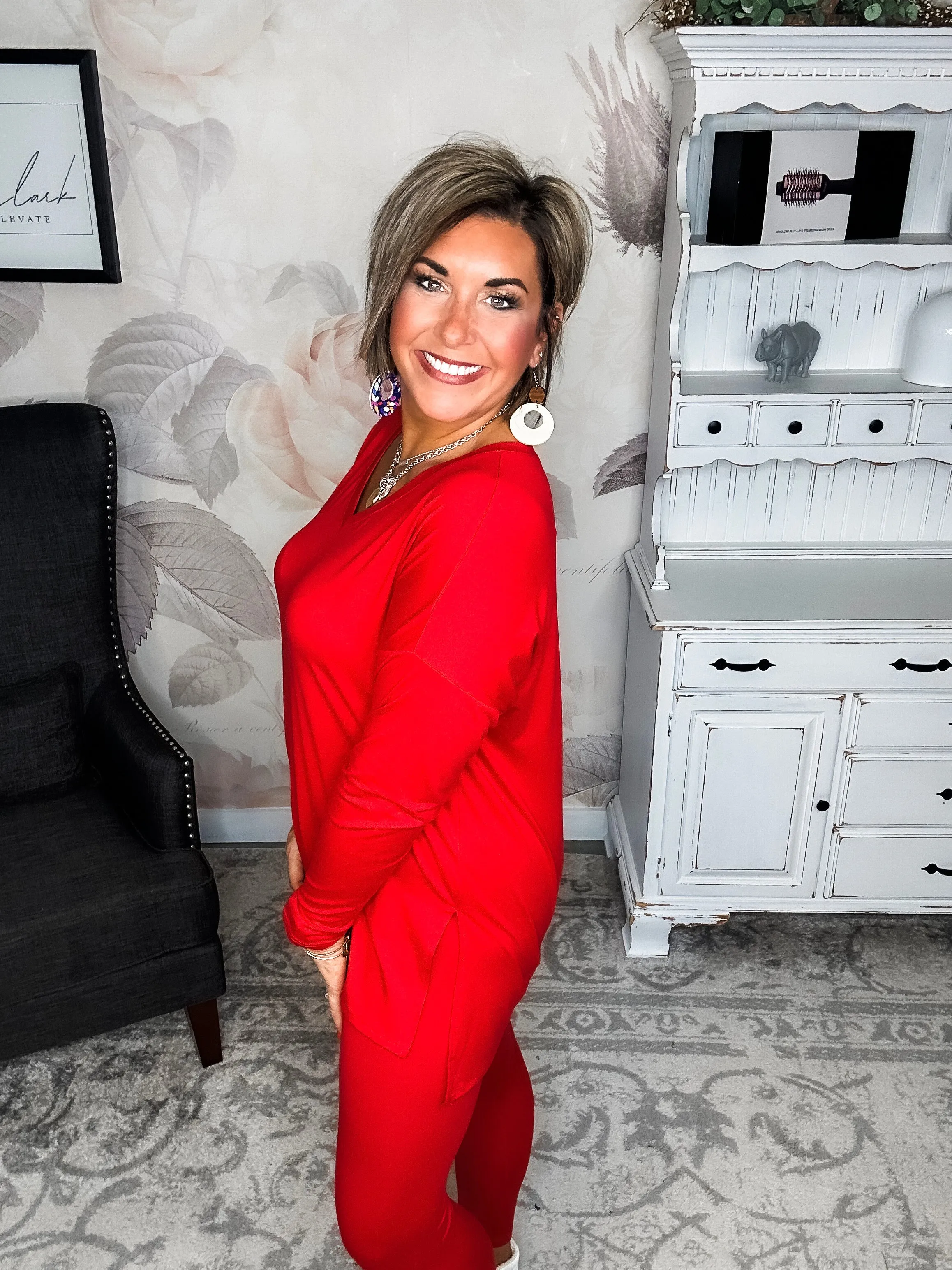 You Can't Resist This Loungewear Set - Ruby