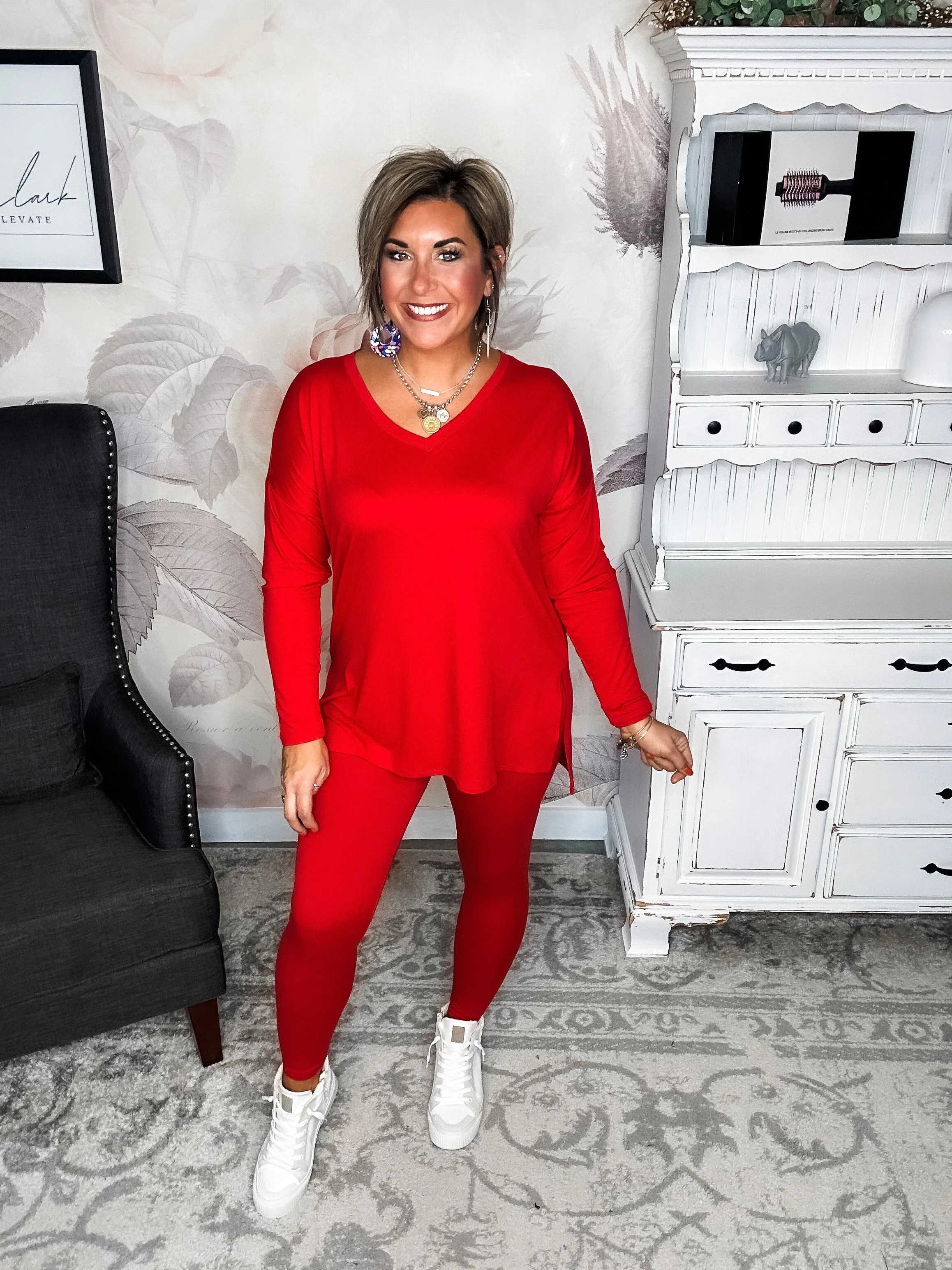 You Can't Resist This Loungewear Set - Ruby