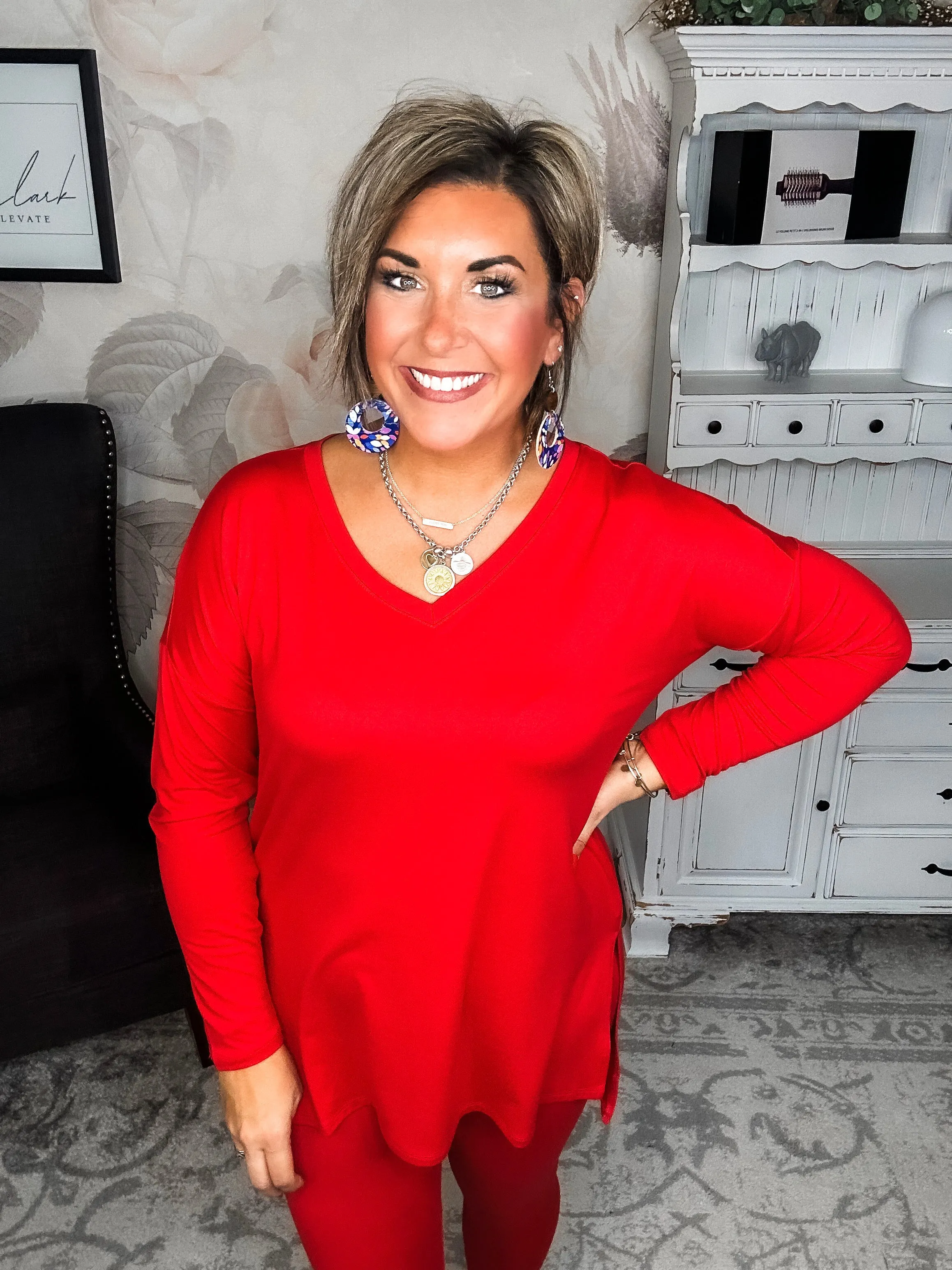 You Can't Resist This Loungewear Set - Ruby
