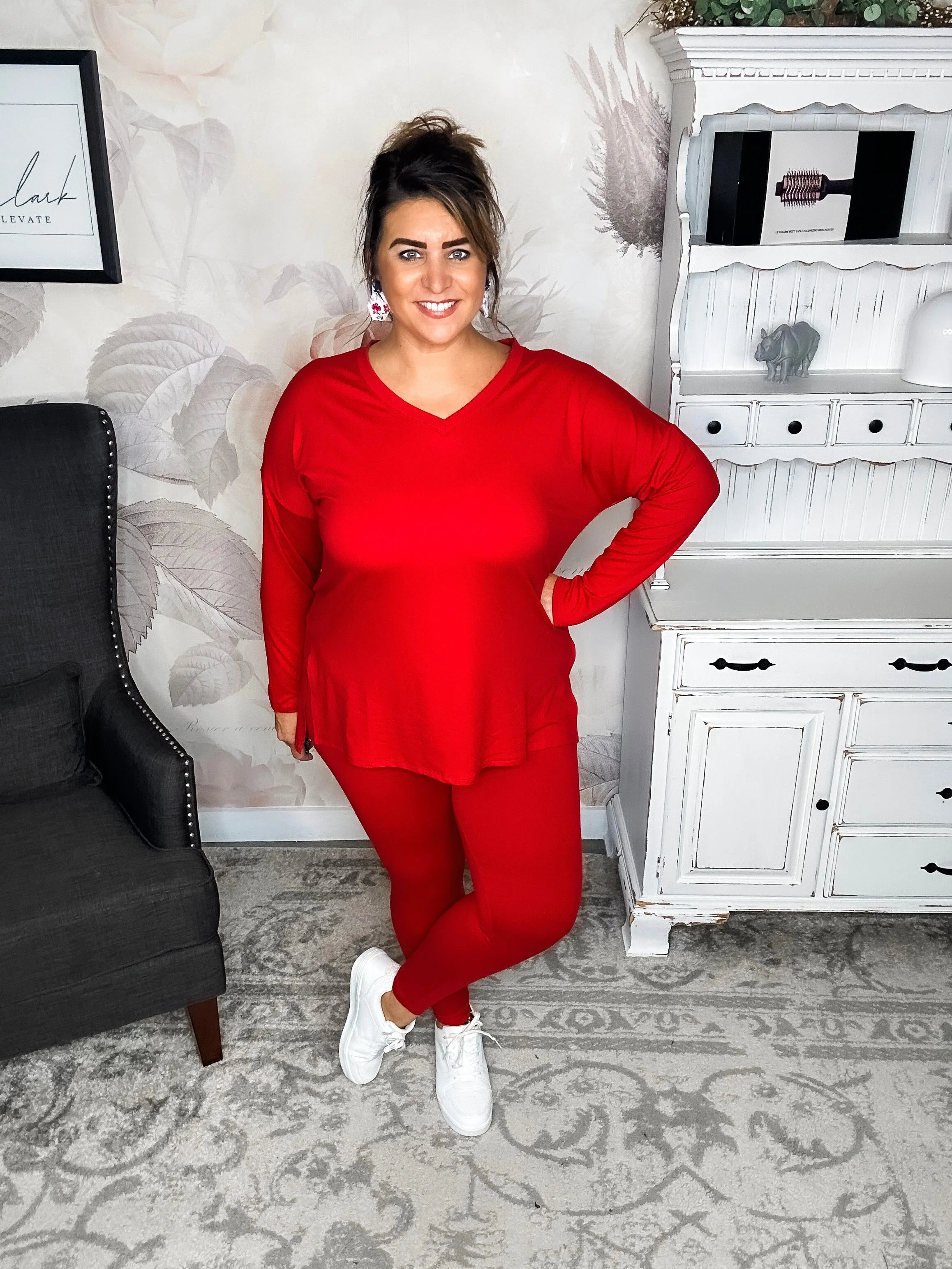 You Can't Resist This Loungewear Set - Ruby