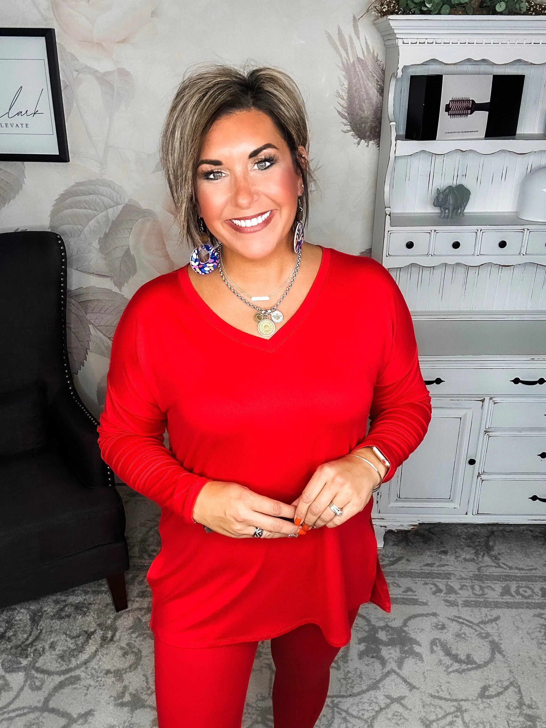 You Can't Resist This Loungewear Set - Ruby