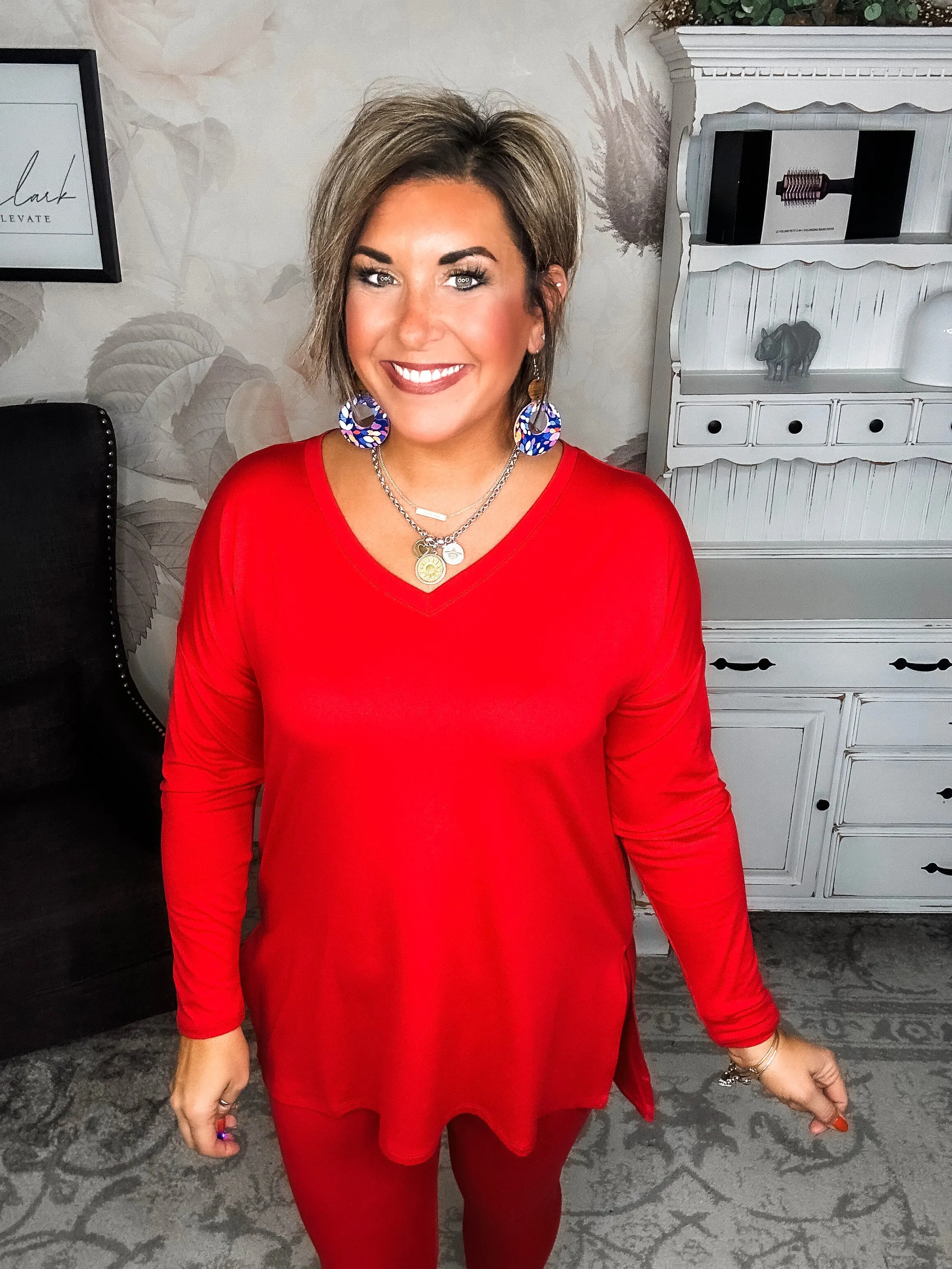 You Can't Resist This Loungewear Set - Ruby