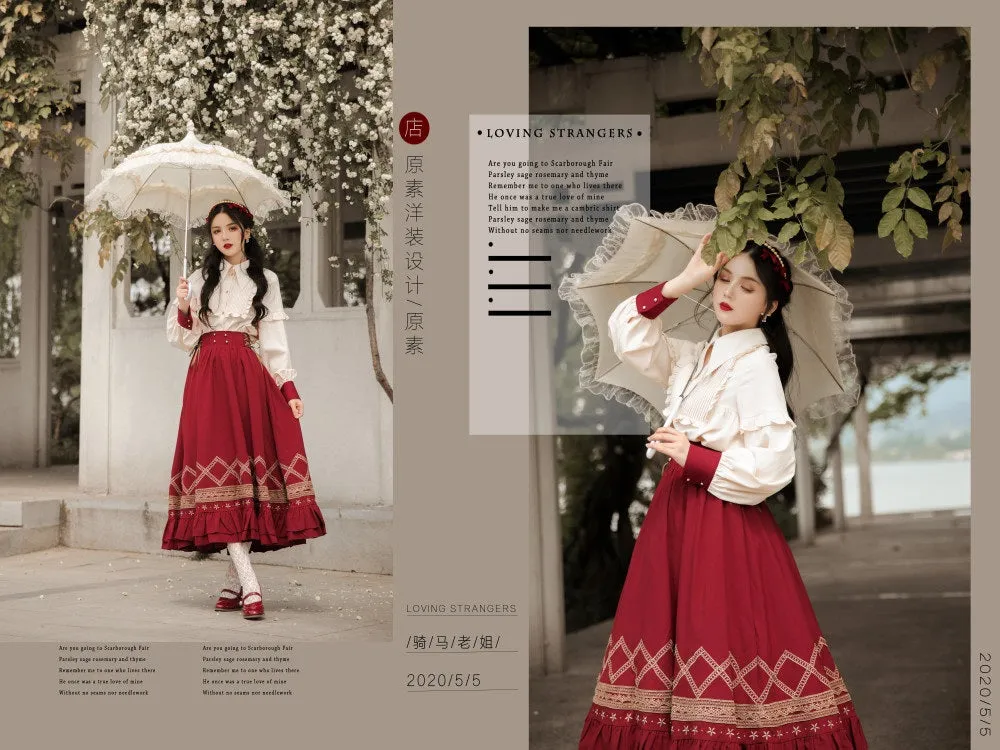 Yuan Su~Elegant Lolita Long Sleeve Blouse