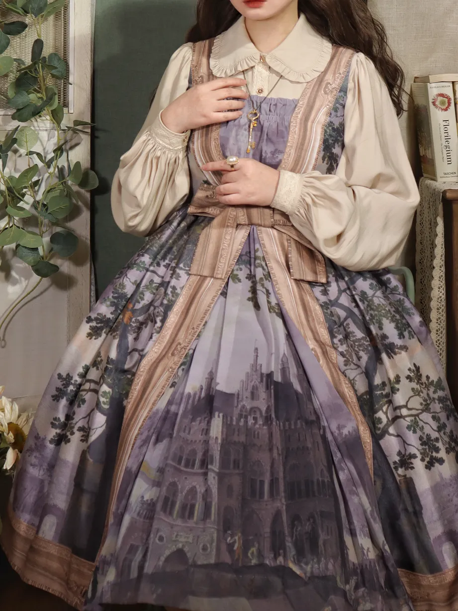YuanSu~Mayer's Whisper~Vintage Large Sleeve Lolita Blouse