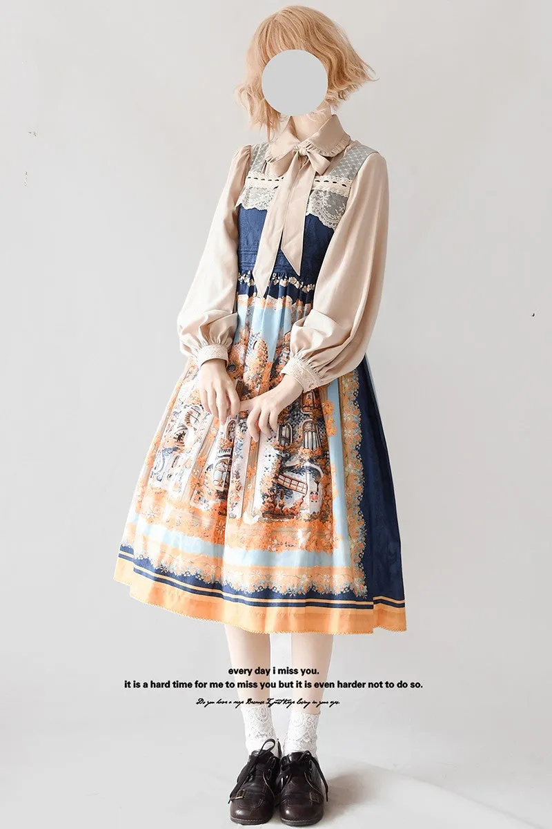 YuanSu~Mayer's Whisper~Vintage Large Sleeve Lolita Blouse