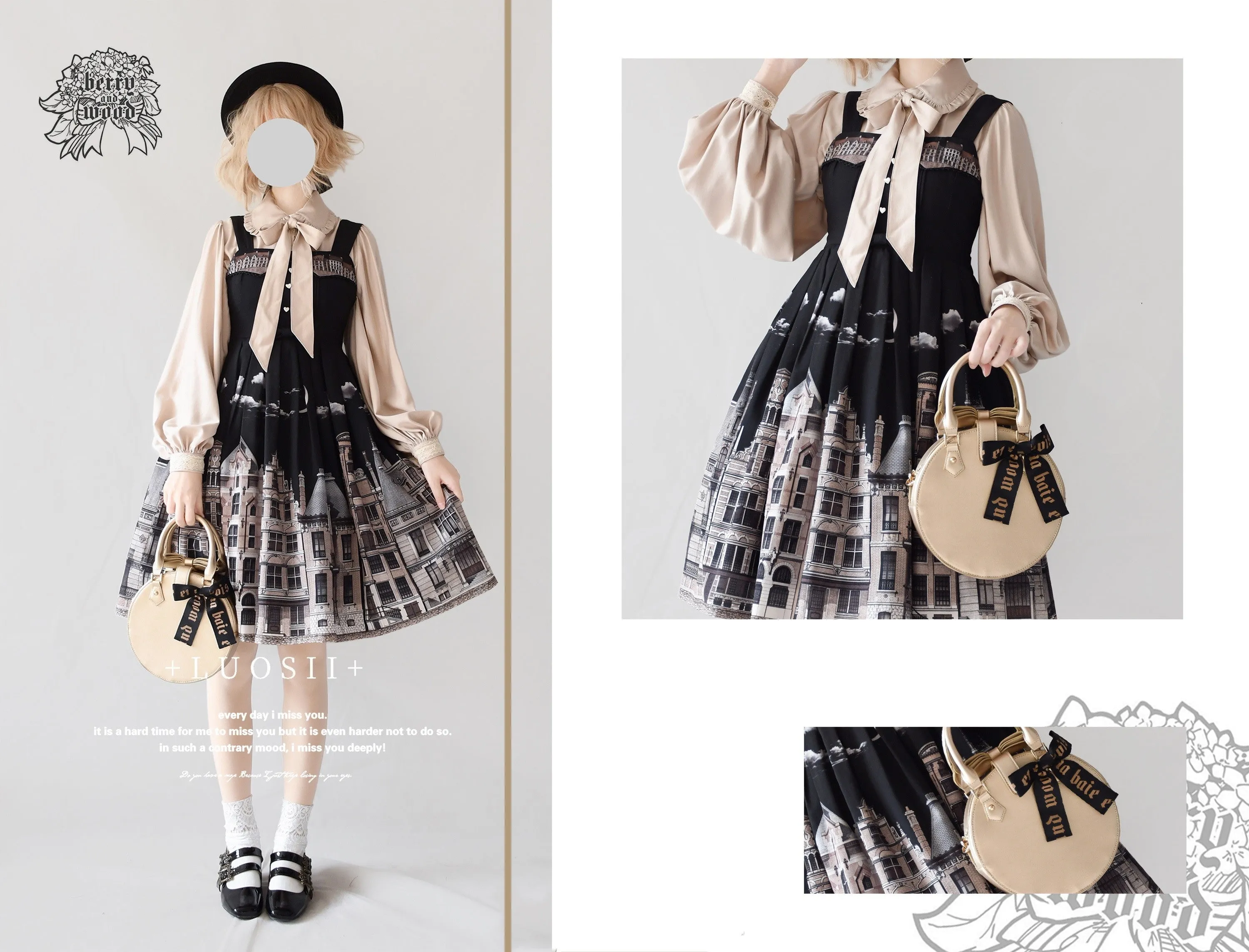 YuanSu~Mayer's Whisper~Vintage Large Sleeve Lolita Blouse