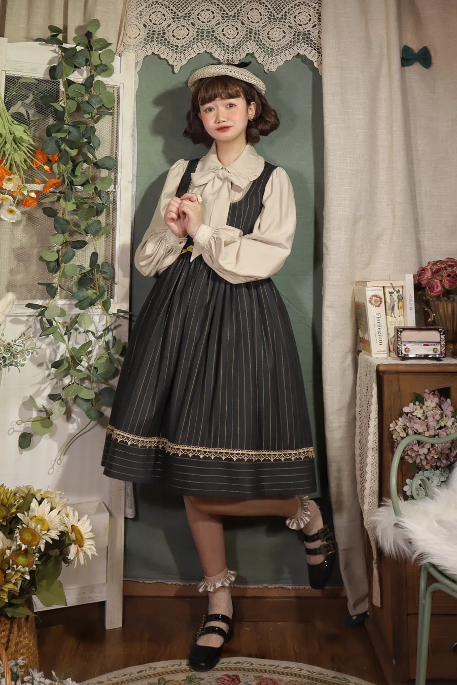 YuanSu~Mayer's Whisper~Vintage Large Sleeve Lolita Blouse