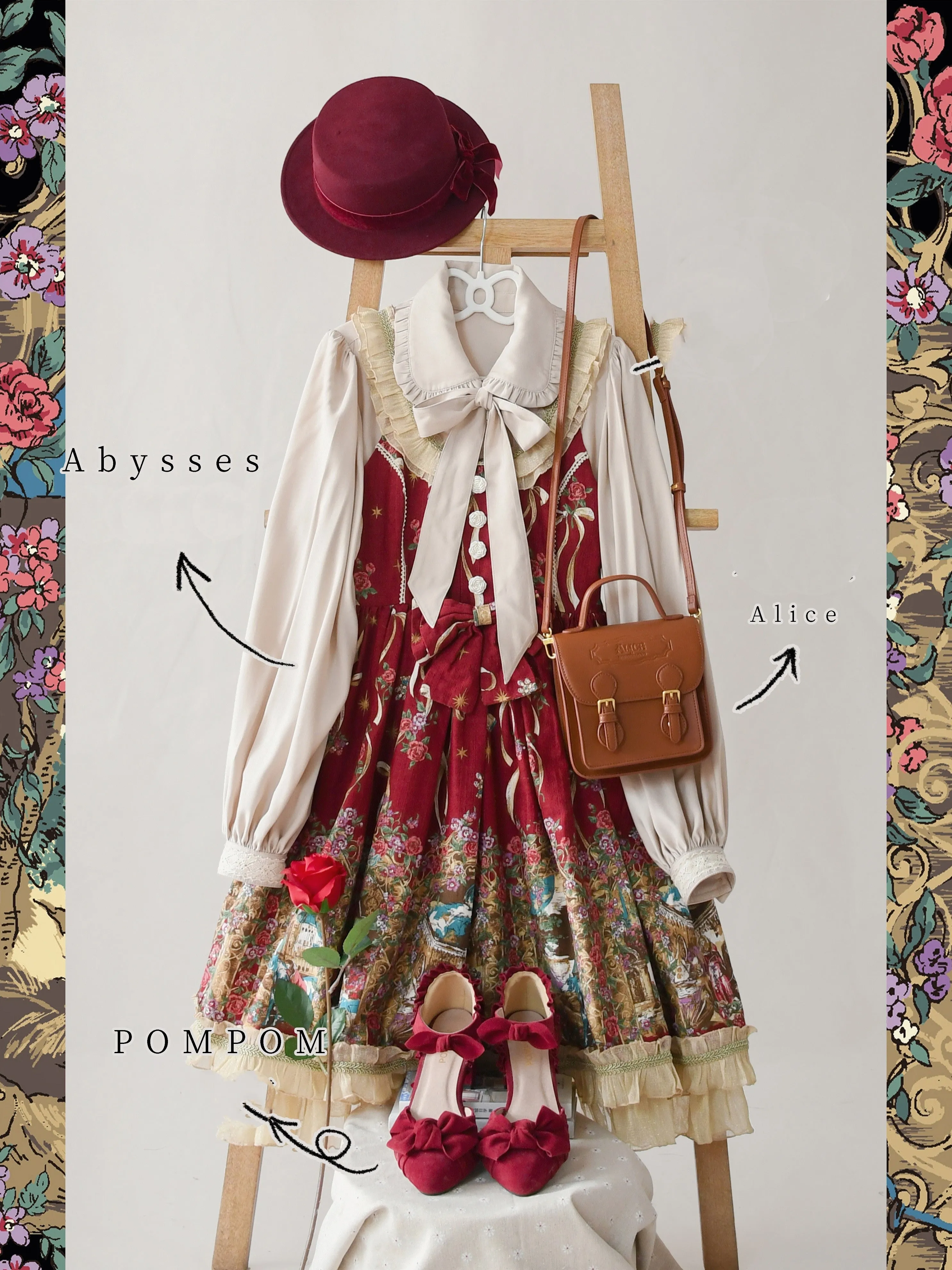 YuanSu~Mayer's Whisper~Vintage Large Sleeve Lolita Blouse