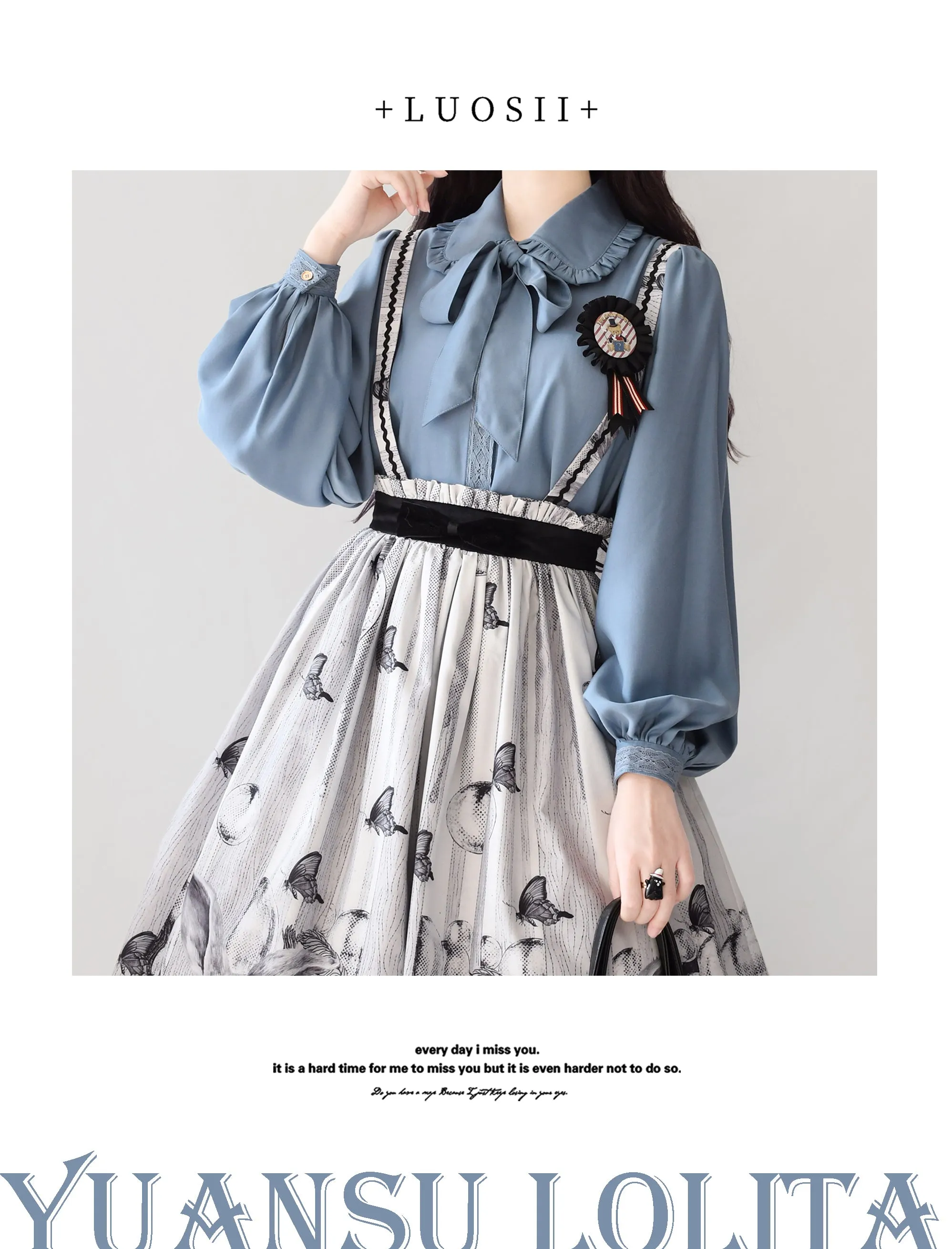 YuanSu~Mayer's Whisper~Vintage Large Sleeve Lolita Blouse