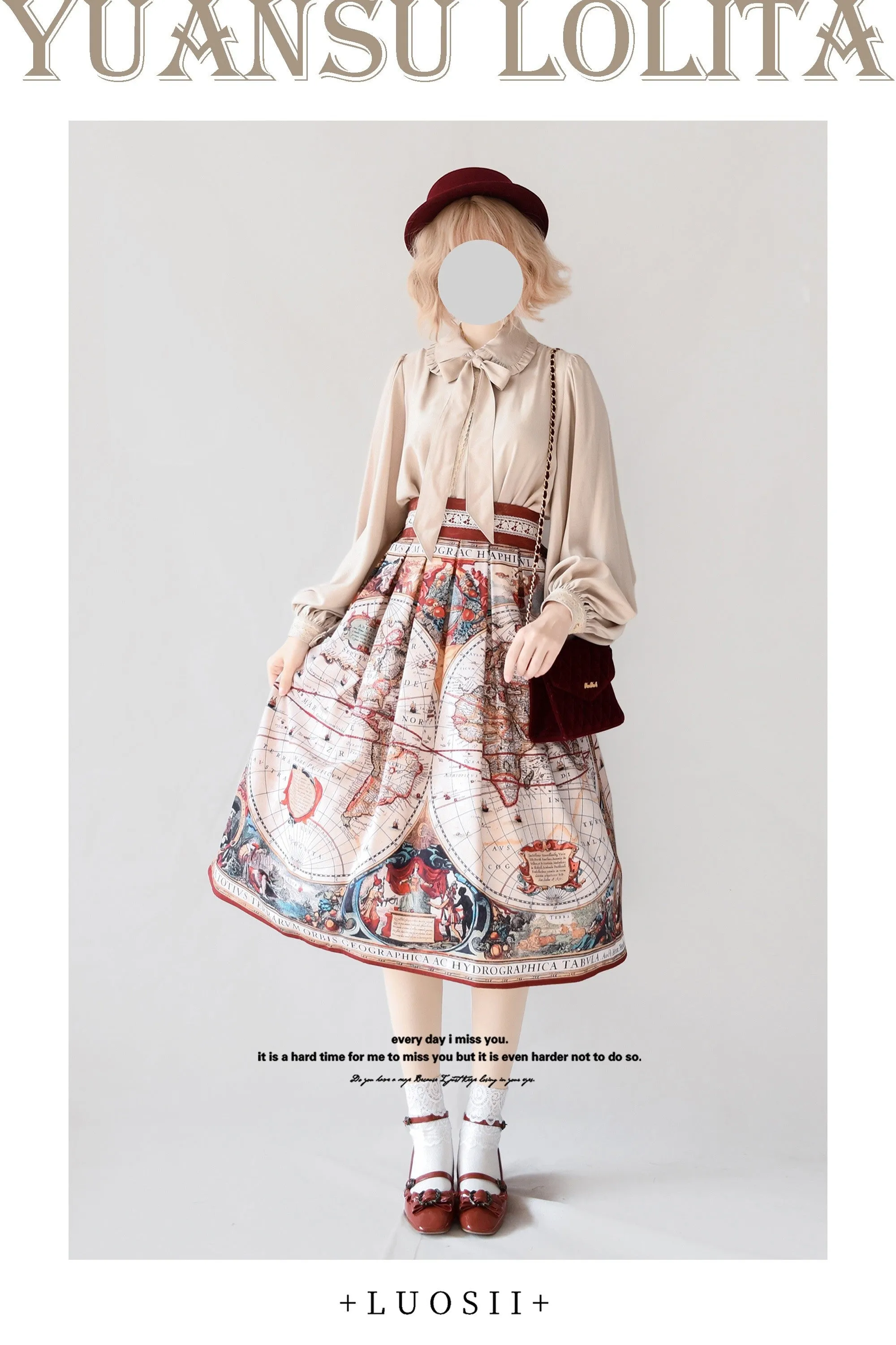 YuanSu~Mayer's Whisper~Vintage Large Sleeve Lolita Blouse