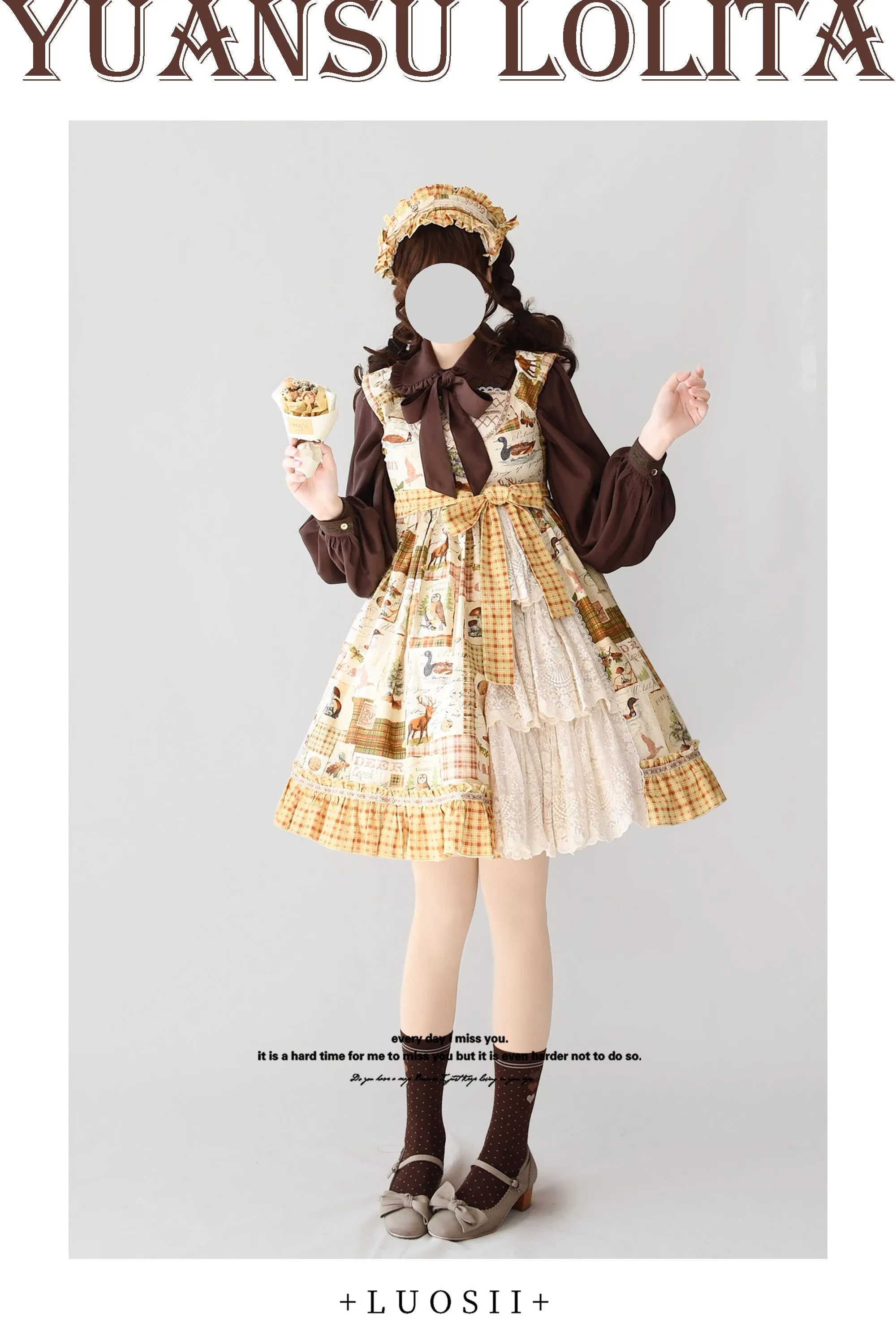 YuanSu~Mayer's Whisper~Vintage Large Sleeve Lolita Blouse